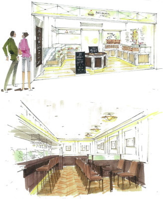 キーコーヒー＜２５９４＞（東１）のグループ会社であるイタリアン・トマトは、東京駅八重洲地下中央口を出てすぐの「東京駅一番街」に・・・。