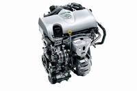トヨタ自動車が新開発した高熱効率・低燃費の1.3Lガソリンエンジン
