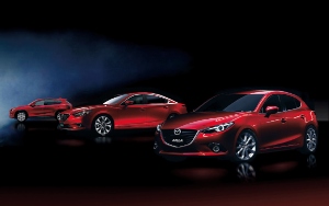 左から「マツダ CX-5」、「マツダ アテンザ」、「マツダ アクセラ」(写真提供:マツダ) 左から「マツダ CX-5」、「マツダ アテンザ」、「マツダ アクセラ」(写真提供:マツダ)