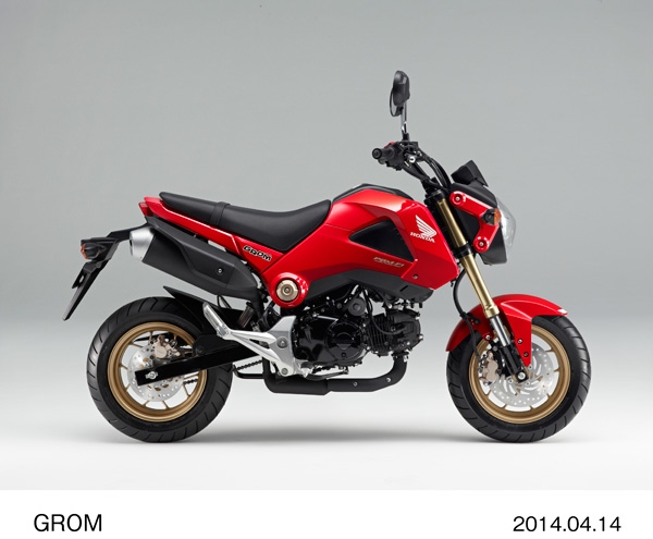 ホンダがカラーバリエーションを変更して15日に発売した125ccスポーツモデル「グロム」