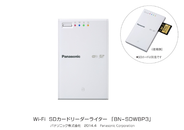 業界最小・最軽量のSDカードリーダーライター「BN-SDWBP3」