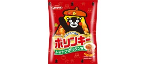 サクサク三角スナック「ポリンキー」と「くまモン」がコラボレーションした「ポリンキー トマトナポリタン味」