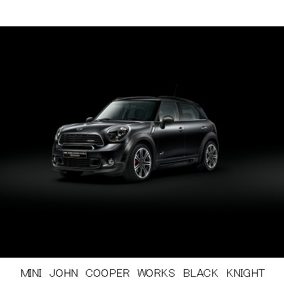 「MINI　John　Cooper　Works　Crossover」と「MINI　John　Cooper　Works　Paceman」の特別仕様車「MINI　John　Cooper　Works　Black　Knight」