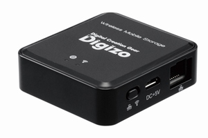 プリンストンが4月30日に発売するワイヤレスモバイルストレージ「デジ蔵 ShAirDisk」（PTW-WMS1）