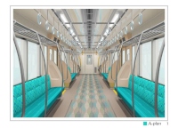 小田急電鉄がリニューアルする通勤車両1000形のインテリアのイメージ 小田急電鉄がリニューアルする通勤車両1000形のインテリアのイメージ