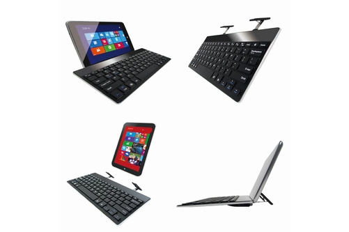 3種類のタブレット用OS（Windows/iOS/Android）に対応したBluetoothキーボード「ウルトラスリムBluetoothキーボードfor Tablet[MKU9000]」