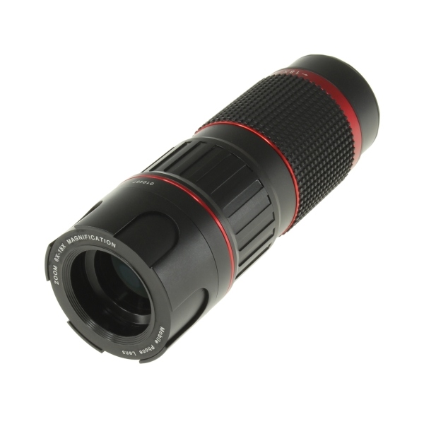 上海問屋が5月2日に発売したiPhone 5S/5用の6～18倍率可変対応カメラズームレンズ。