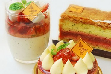 フレデリック・カッセルより5月の限定スイーツ登場 ‐ 苺のタルトやミルフィーユなど