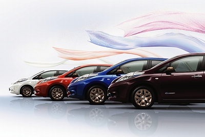 創立80周年を記念して設定された「日産リーフ」の特別仕様車「80th Special Color Limited」