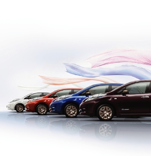 創立80周年を記念して設定された「日産リーフ」の特別仕様車「80th Special Color Limited」