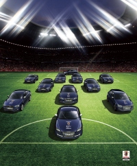 アウディジャパンのサッカー日本代表を応援する限定車「Audi × SAMURAI BLUE 11 Limited Edition」 アウディジャパンのサッカー日本代表を応援する限定車「Audi × SAMURAI BLUE 11 Limited Edition」