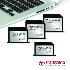 MacBook向けのフラッシュストレージカード「JetDrive Lite」 MacBook向けのフラッシュストレージカード「JetDrive Lite」