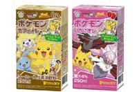 雪印メグミルクは「ポケモン」(カフェオレ、いちごオレ、フルーツオレ、ヨーグルト味の4種類・LL250ml)を6月上旬から順次リニューアルする。©Nintendo・Creatures・GAME FREAK・TV Tokyo・ShoPro・JR Kikaku
©Pokemon ©ピカチュウプロジェクト