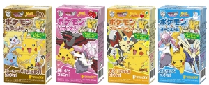 雪印メグミルクは「ポケモン」(カフェオレ、いちごオレ、フルーツオレ、ヨーグルト味の4種類・LL250ml)を6月上旬から順次リニューアルする。©Nintendo・Creatures・GAME FREAK・TV Tokyo・ShoPro・JR Kikaku
©Pokemon ©ピカチュウプロジェクト