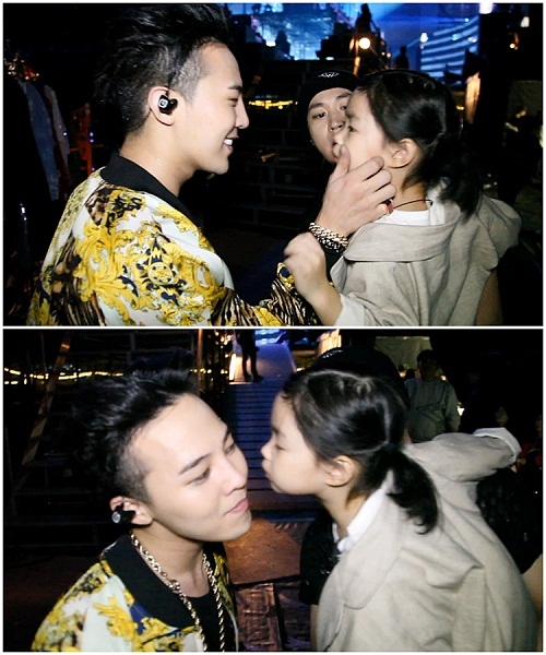 ジヨン(G-DRAGON)お兄ちゃんの前ではいつもはにかんでしまうハルちゃん(Epik HighのメンバーTABLOの娘)がジヨンの頬に「チュー」をプレゼントする姿が公開された。