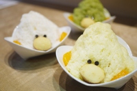 和カフェ「本町茶寮」でキュートな「ふわふわかき氷」が販売されている。