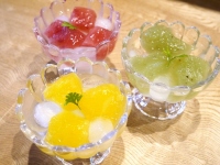 和カフェ「本町茶寮」でキュートな「ふわふわかき氷」が販売されている。 和カフェ「本町茶寮」でキュートな「ふわふわかき氷」が販売されている。