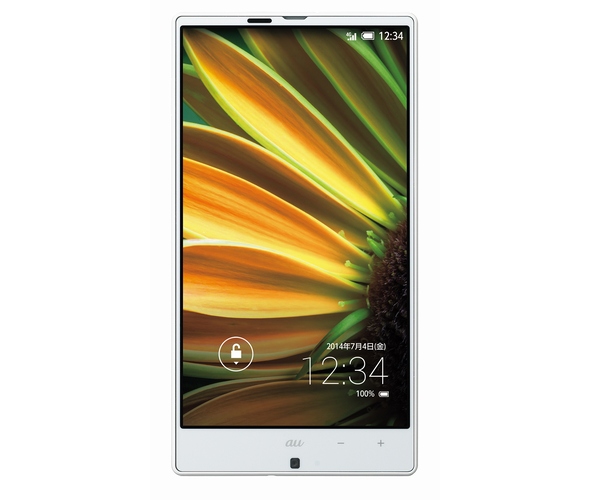 5.2インチ大画面のIGZO液晶と挟額縁デザイン「EDGEST」を採用したスマートフォン「AQUOS SERIE SHL25」