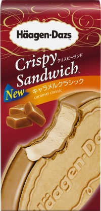 ハーゲンダッツ ジャパンは、全面リニューアルしたクリスピーサンドの3フレーバー「キャラメルクラシック」「抹茶ショコラ」「マンゴー」を6月9日から発売しました。