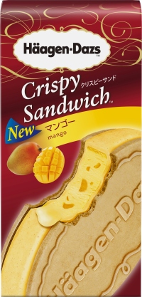 ハーゲンダッツ ジャパンは、全面リニューアルしたクリスピーサンドの3フレーバー「キャラメルクラシック」「抹茶ショコラ」「マンゴー」を6月9日から発売しました。