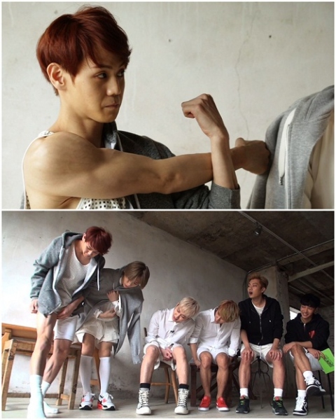 人気グループBEASTのメンバー ヨソプが、MBC every1のリアリティー番組「SHOW TIME Burning the BEAST」(以下SHOW TIME)で自慢の上腕筋を公開した。