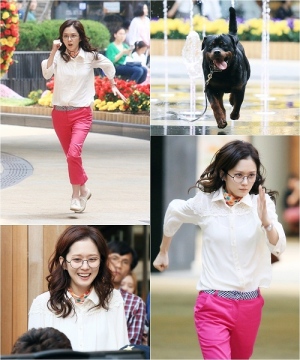 女優チャン・ナラが生活感のにじみ出る“走りの神髄”を見せ、“ウサイン・ナラ”という新たなニックネームを得た。写真=ナンバースリー・ピクチャーズ/ページワンフィルム 女優チャン・ナラが生活感のにじみ出る“走りの神髄”を見せ、“ウサイン・ナラ”という新たなニックネームを得た。写真=ナンバースリー・ピクチャーズ/ページワンフィルム