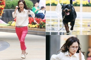 女優チャン・ナラが生活感のにじみ出る“走りの神髄”を見せ、“ウサイン・ナラ”という新たなニックネームを得た。写真=ナンバースリー・ピクチャーズ/ページワンフィルム