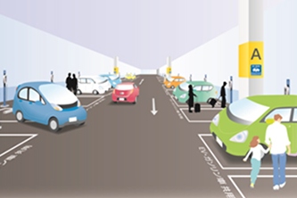 三井不動産と日本電気(NEC)は27日、東京ミッドタウンに国内最多の125台のEV・PHV用充電器を設置し、12月より有料サービスを始めると発表した。写真は設置イメージ。