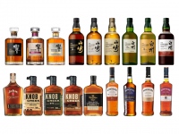 酒類コンクールで世界最大の「インターナショナル・スピリッツ・チャレンジ(ISC)」で今年度受賞を勝ち取ったサントリーとビームサントリーのスピリッツ群。新浪剛史氏が社長就任後には同社酒類事業会社の再編もあり得るとの報道もあり、世界第3位のサントリー・スピリッツ事業は米国ビームサントリーが主導的な役割を担うとも噂されている。