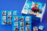 ディズニー映画「アナと雪の女王」のキャラクターたちをデザインした江崎グリコのアイスセット