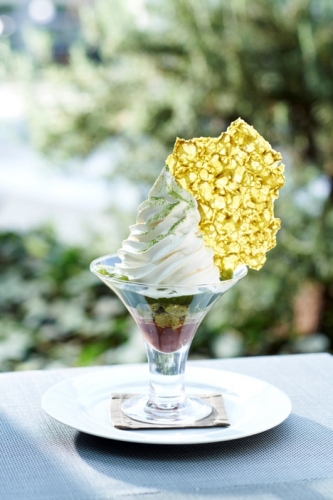 昭和の懐かしい味を現代風にアレンジしたホテルオリジナルのソフトクリーム
