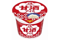 『森永甘酒』の発売40周年を記念して、同商品の味わいをイメージした「甘酒アイス」