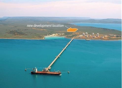 三菱商事が全株式を取得したPort Bonython Fuels社のターミナルのイメージ（三菱商事の発表資料より）