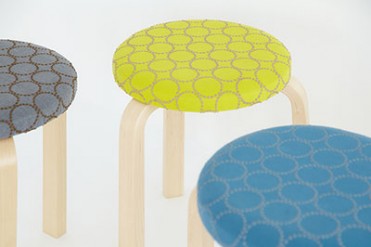 ミナ ペルホネンの新素材「dop」×アルテック - コラボスツール