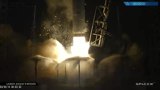 ファルコン9ロケット、通信衛星アジアサット8の打ち上げに成功（Image credit: SpaceX）