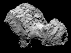 彗星探査機ロゼッタ、目的地のチュリュモフ・ゲラシメンコ彗星に到着（Image credit: ESA/Rosetta/MPS for OSIRIS Team MPS/UPD/LAM/IAA/SSO/INTA/UPM/DASP/IDA）