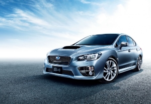 富士重工業が25日に発売した新型スポーツセダン「WRX S4」（写真提供：富士重工業）