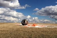 宇宙実験衛星フォトンM 4号機、地球に帰還　ヤモリはすべて死亡（Image credit: Roskosmos）