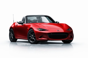 マツダは、来年発売予定のオープンカー「ロードスター」の新型のデザインを初公開した。