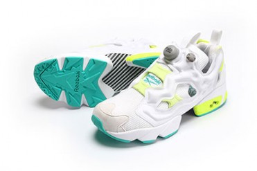 リーボックから、ホワイト×ネオンカラーの限定インスタポンプフューリー登場