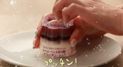 「プッチンプリン」史上、最大量となるフルーツソースが組み合わされた大人向けのプッチンプリン『プッチンプリンナイアガラソースが9月22日に発売される。