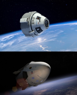 NASA、民間有人宇宙船の開発にボーイング社とスペースX社を選定（Image credit: Boeing/SpaceX）