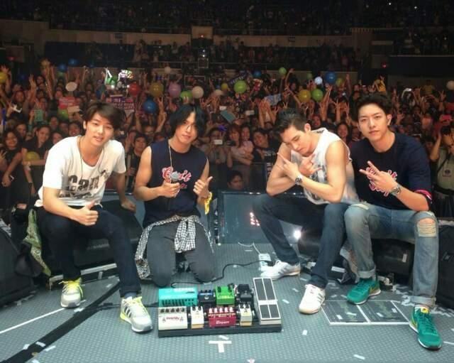 CNBLUEのカン・ミンヒョクがツイッターで「Can't Stopツアーin マニラ」の大成功を伝えた。写真＝ミンヒョクのツイッター