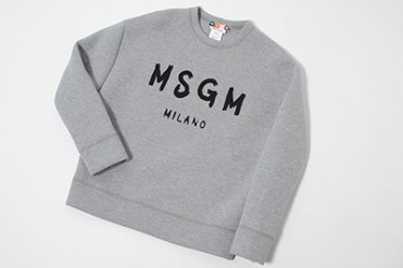 MSGMよりロゴ入りカラー限定スウェット - 阪急メンズ大阪＆東京にて
