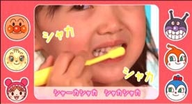 バンダイは、Androidを搭載した同社初の幼児向け本格タブレット端末「コドなび！」を10月25日に発売する。写真は、収録されている学習プログラムの一例。