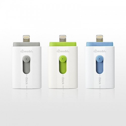 サンワダイレクトは、Lightningコネクタ搭載のUSBメモリ『LightningUSBメモリGmobi iStick(iPhone6/6Plus/iPad Air対応)600-IPLNシリーズ』を新発売した。