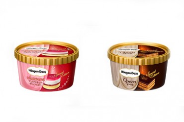 ハーゲンダッツより赤ワインの「アントワネット」、コーヒー＆チョコの「オペラ」