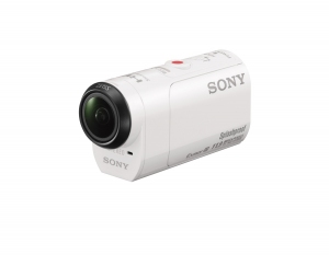 ソニーが10月24日に発売する、約63gの小型・軽量を実現した防滴ボディのデジタルHDビデオカメラレコーダー「アクションカム ミニHDR-AZ1」（写真提供：ソニー）