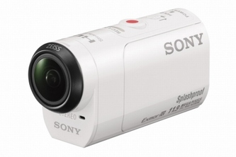 ソニーが10月24日に発売する、約63gの小型・軽量を実現した防滴ボディのデジタルHDビデオカメラレコーダー「アクションカム ミニHDR-AZ1」（写真提供：ソニー）