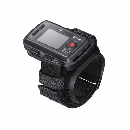 ソニーが10月24日に発売する、約63gの小型・軽量を実現した防滴ボディのデジタルHDビデオカメラレコーダー「アクションカム ミニ」のライブビューリモコン（写真提供：ソニー） 